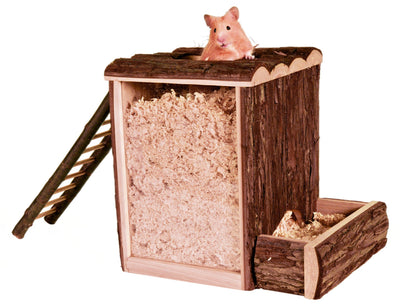 Trixie Natural Living play and burrow tower, 25 x 24 x 20 cm