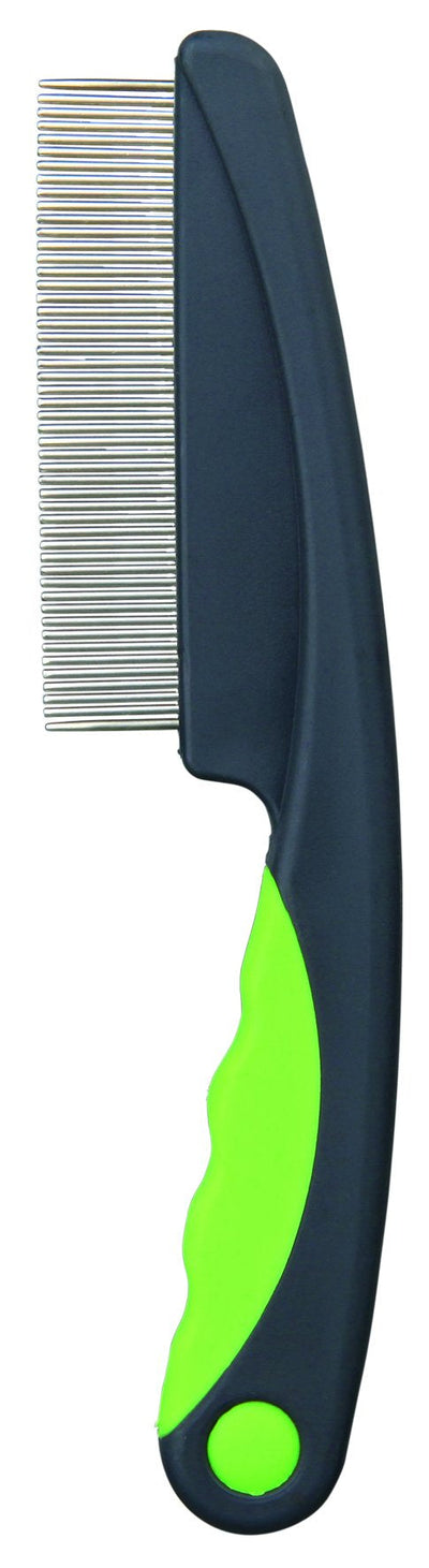 Trixie Flea and dust comb for small animals, 15 cm, green