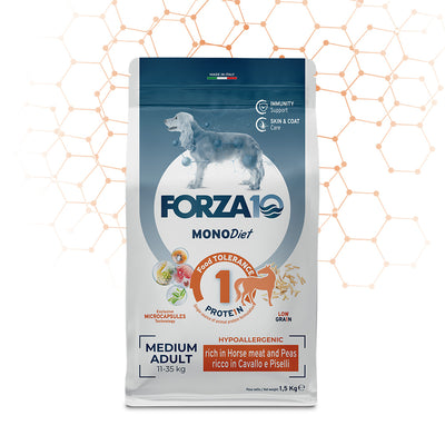 Forza 10 Medium Adult - Horse meat and Peas