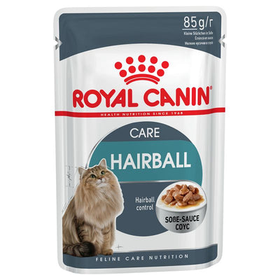 Royal Canin Hairball Care Pouches in Gravy Adult Cat Food