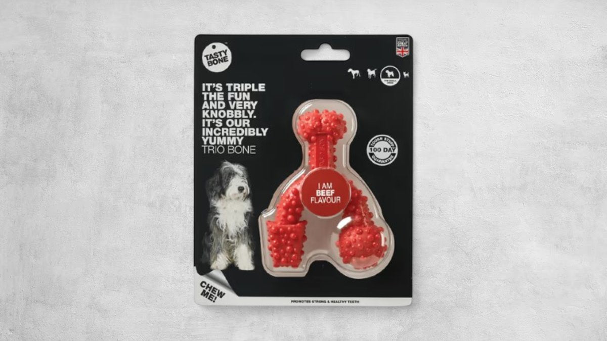 TastyBone Trio Bone Beef For Small Dogs