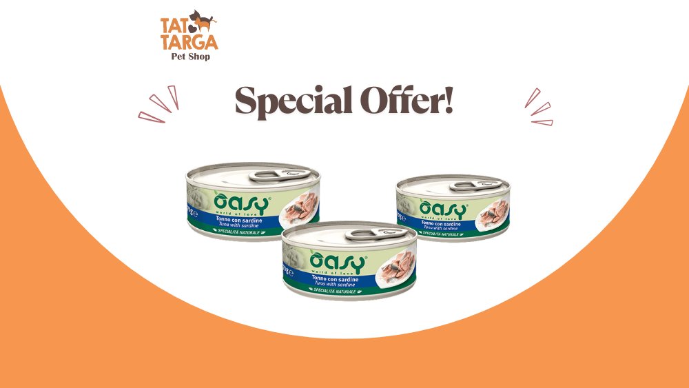 Oasy Cat Natural Tuna With Sardine, 150g