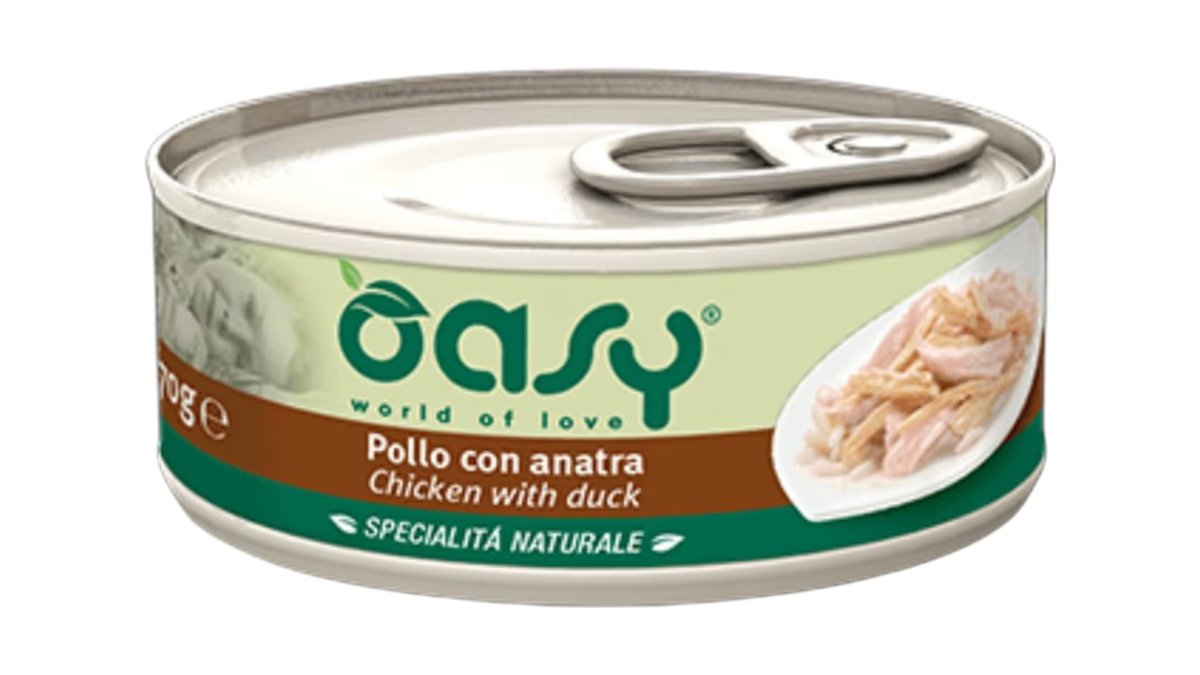 Oasy Cat Natural Chicken With Duck, 150g