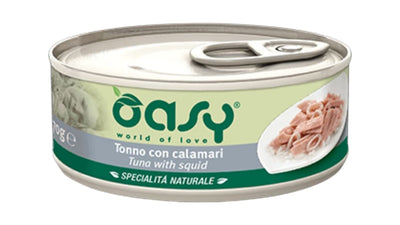 Oasy Cat Natural Tuna With Squid, 150g