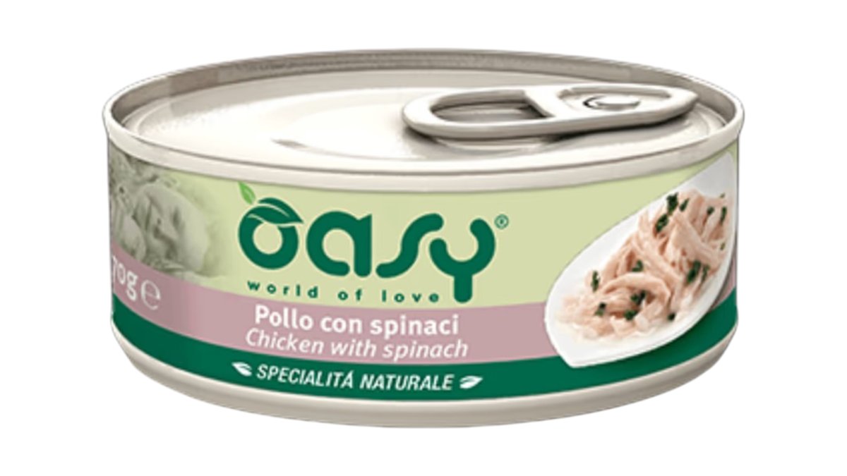 Oasy Cat Natural Chicken With Spinach, 150g