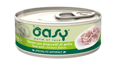 Oasy Cat Natural Tuna With Chicken Flakes, 150g