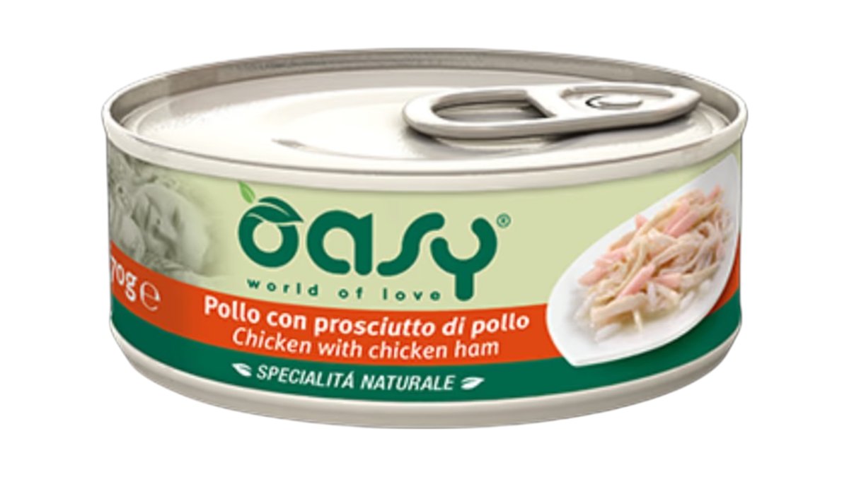 Oasy Cat Natural Chicken With Chicken Ham, 150g