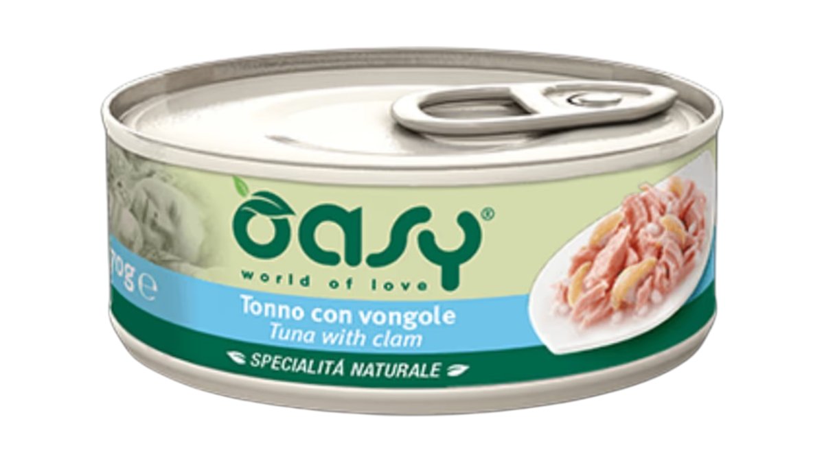Oasy Cat Natural Tuna With Clam, 150g