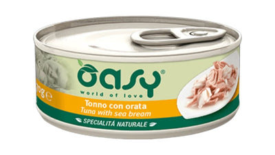 Oasy Cat Natural Tuna With Seabream, 150g