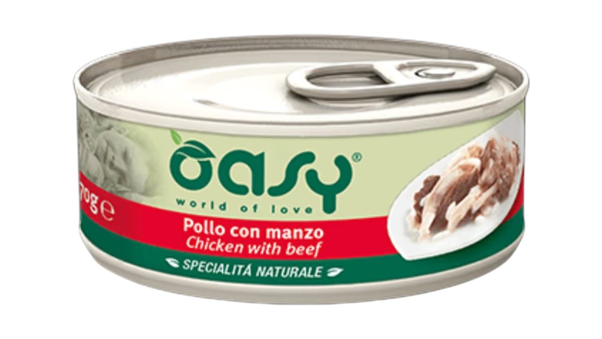 Oasy Cat Natural Chicken With Beef, 150g