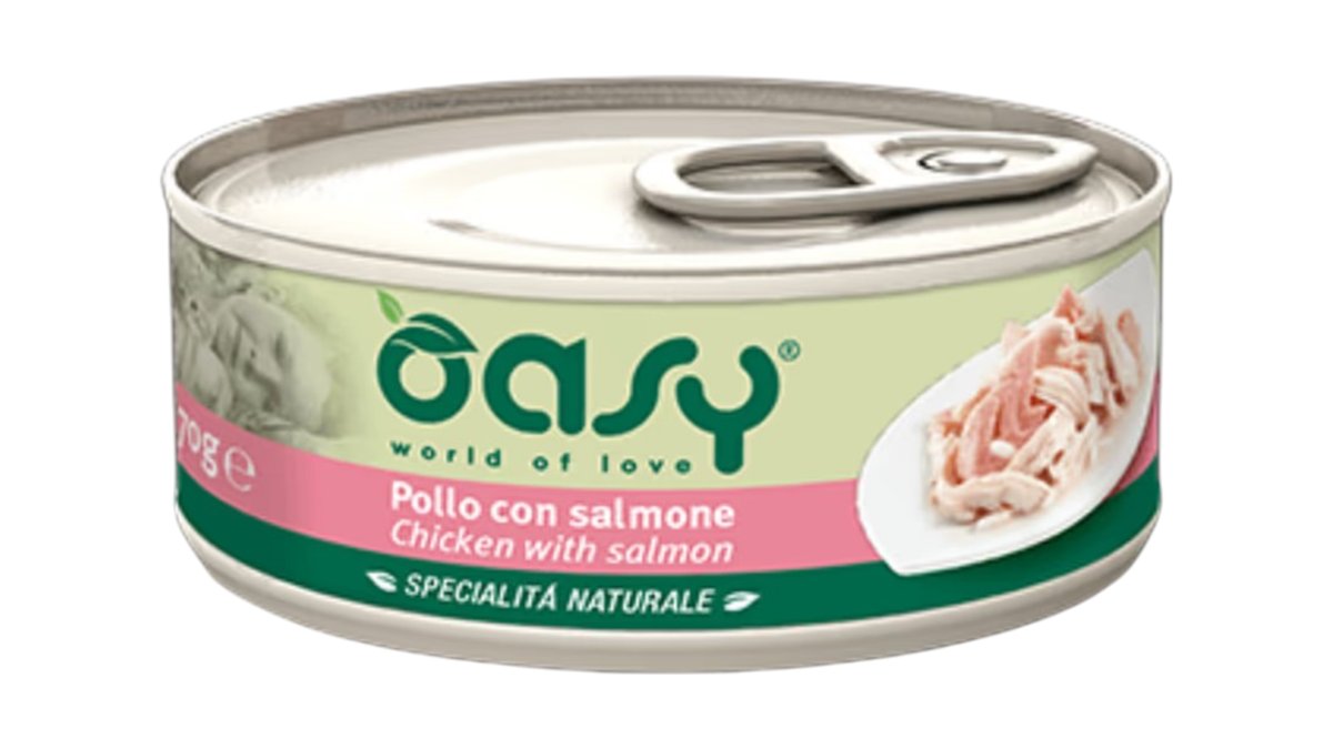 Oasy Cat Natural Chicken With Salmon, 150g