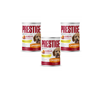 6+1!!! Prestige Mono Pate Lamb Puppy All Breeds 400g