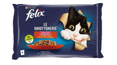 Felix Delicacies Countryside Selection in Jelly With Beef & Chicken 340g