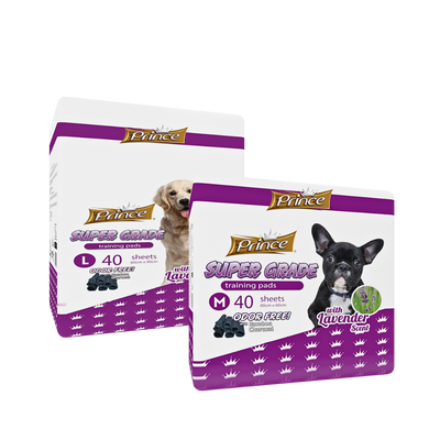 Prince Lavender Training Pads 60 x 90cm - 40 Pads