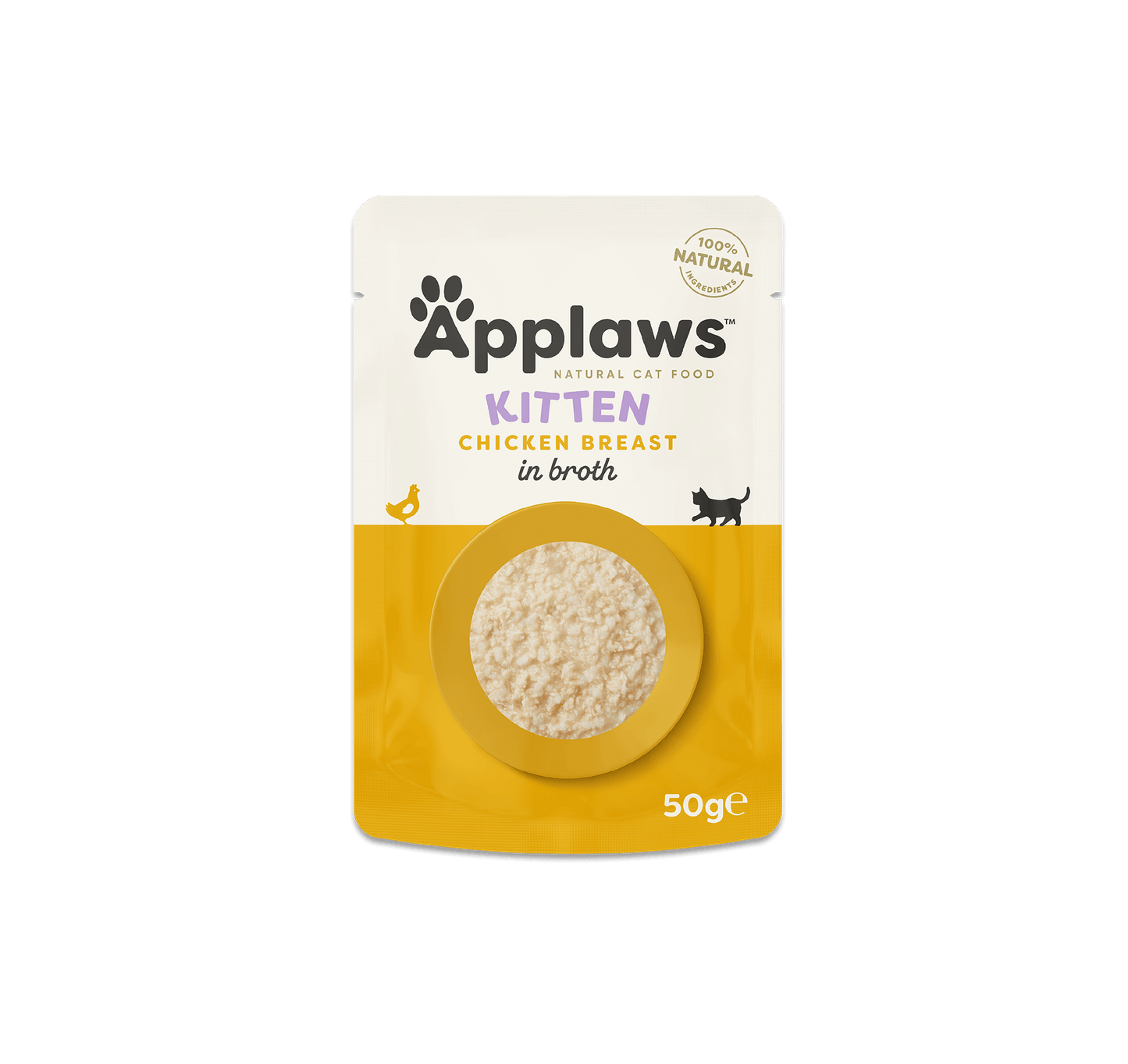 Applaws Kitten Chicken Breast in Broth Pouch 50g