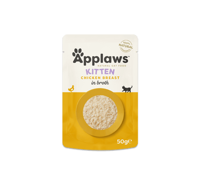 Applaws Kitten Chicken Breast in Broth Pouch 50g