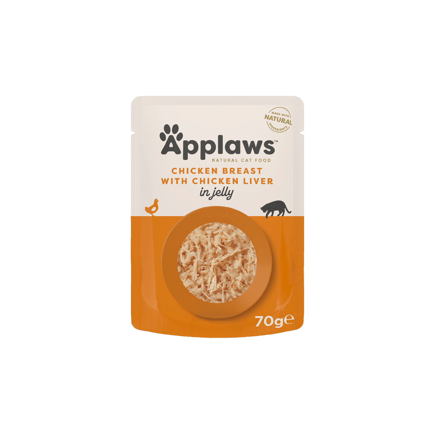 Applaws Chicken with Liver in Jelly Pouch 70g