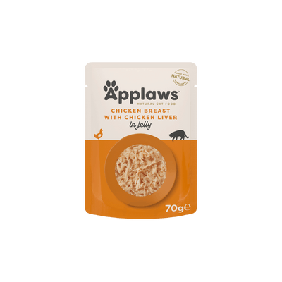 Applaws Chicken with Liver in Jelly Pouch 70g