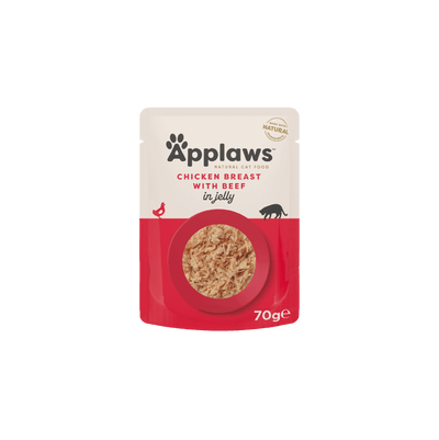 Applaws Beef in Jelly Pouch 70g