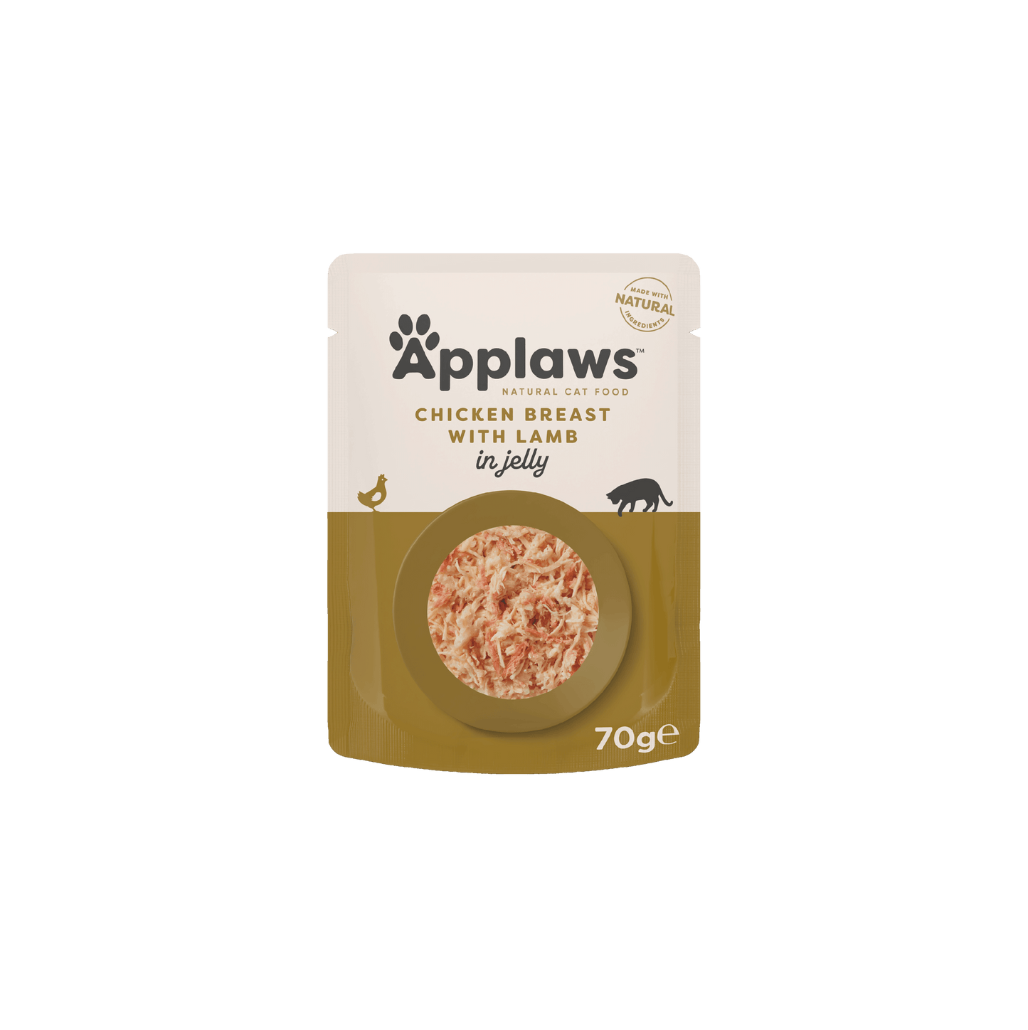 Applaws Chicken with Lamb in Jelly Pouch 70g