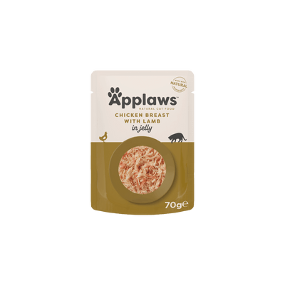 Applaws Chicken with Lamb in Jelly Pouch 70g