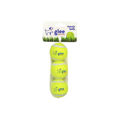 Glee Yellow Tennis Balls Small 5cm (Pack of 3)