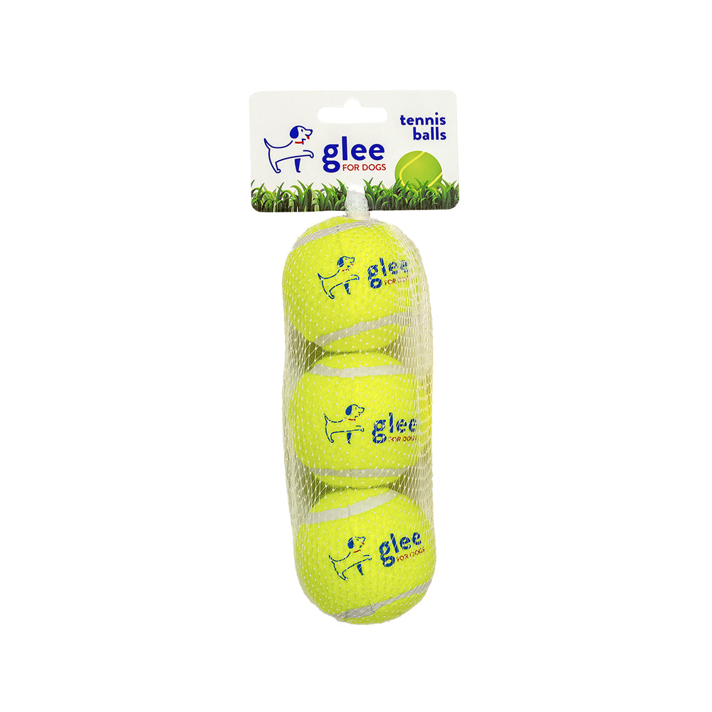 Glee Yellow Tennis Balls Small 6cm (Pack of 3)