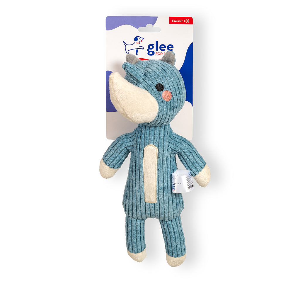 Glee Dog Toy Hippo Loki Squeaky 36 x 18 x 10cm
