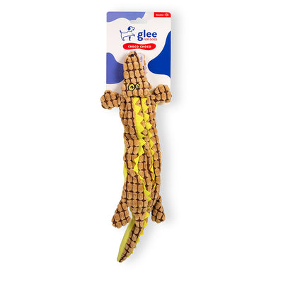 Glee Dog Toy Croco Choco Squeaky 45 x 6 x 2.5cm (Small)