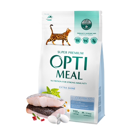 Complete Dry Pet Food For Adult Cats High In Cod Fish – 1 kg