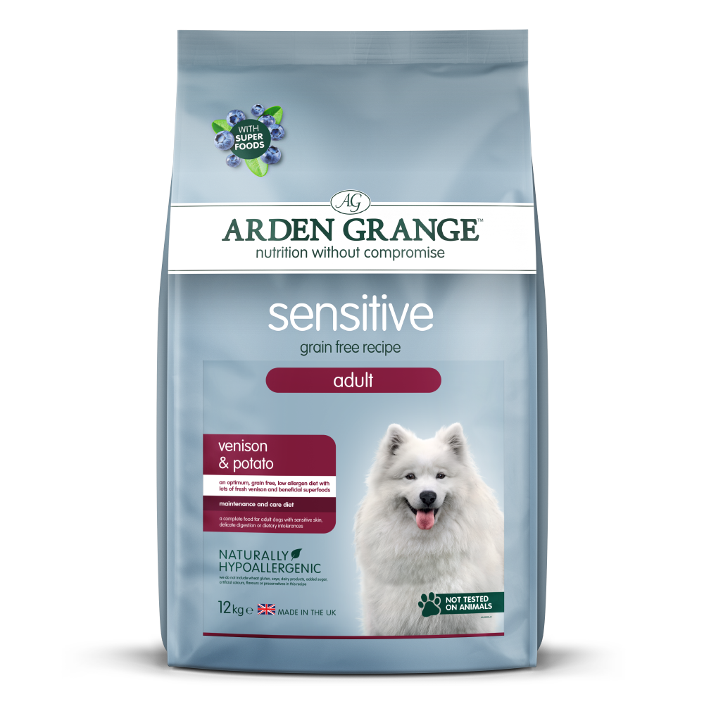 Arden Grange Sensitive Grain Free Adult Venison & Potato 12kg