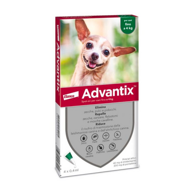 Advantix Dogs - 1.5kgs to 4kgs
