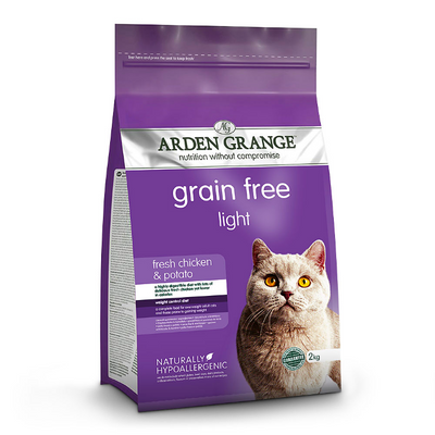 Arden Grange Adult Cat Light - Grain Free - (With Fresh Chicken & Potato)