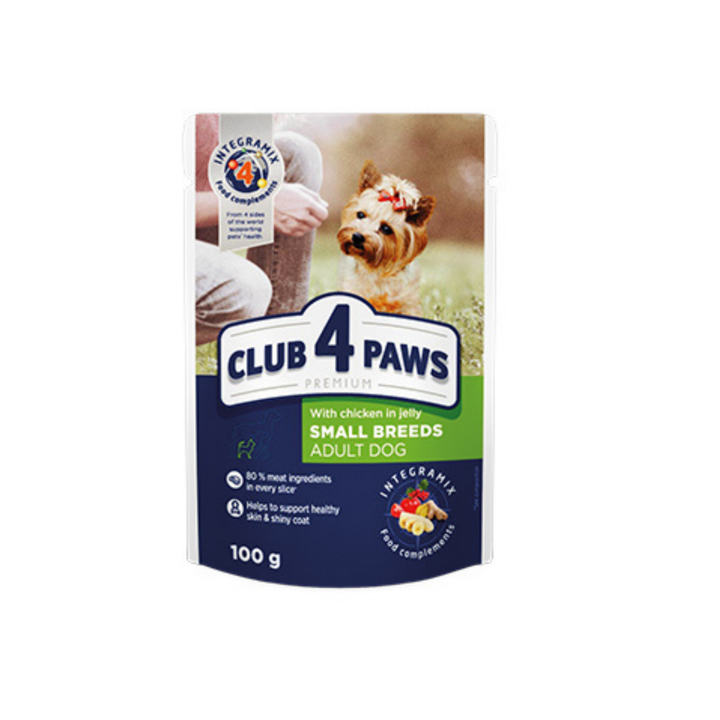 CLUB 4 PAWS Premium Pouches With Chicken in Jelly – 10 kg
