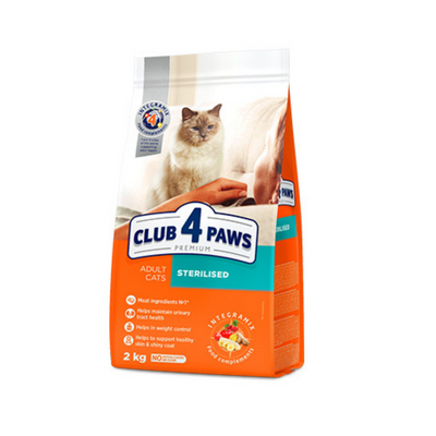 CLUB 4 PAWS Premium Sterilised Cat Adult – 1 KG