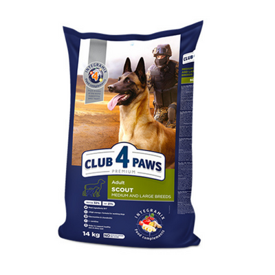 CLUB 4 PAWS Premium «SCOUT» – 90 kg