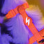 Dashi Neon Orange Back Harness — product view 2