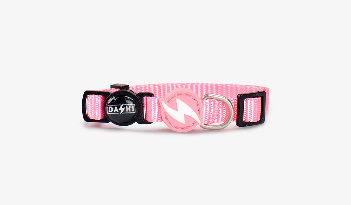 Dashi Solid Baby Pink Cat Collar — official Dashi product photo