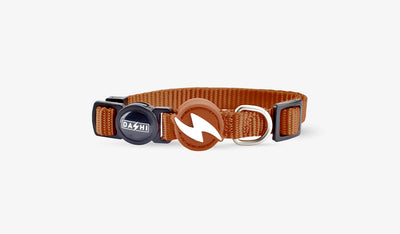 Dashi Solid Brown Cat Collar — official Dashi product photo