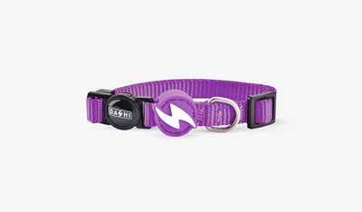 Dashi Solid Purple Cat Collar — official Dashi product photo