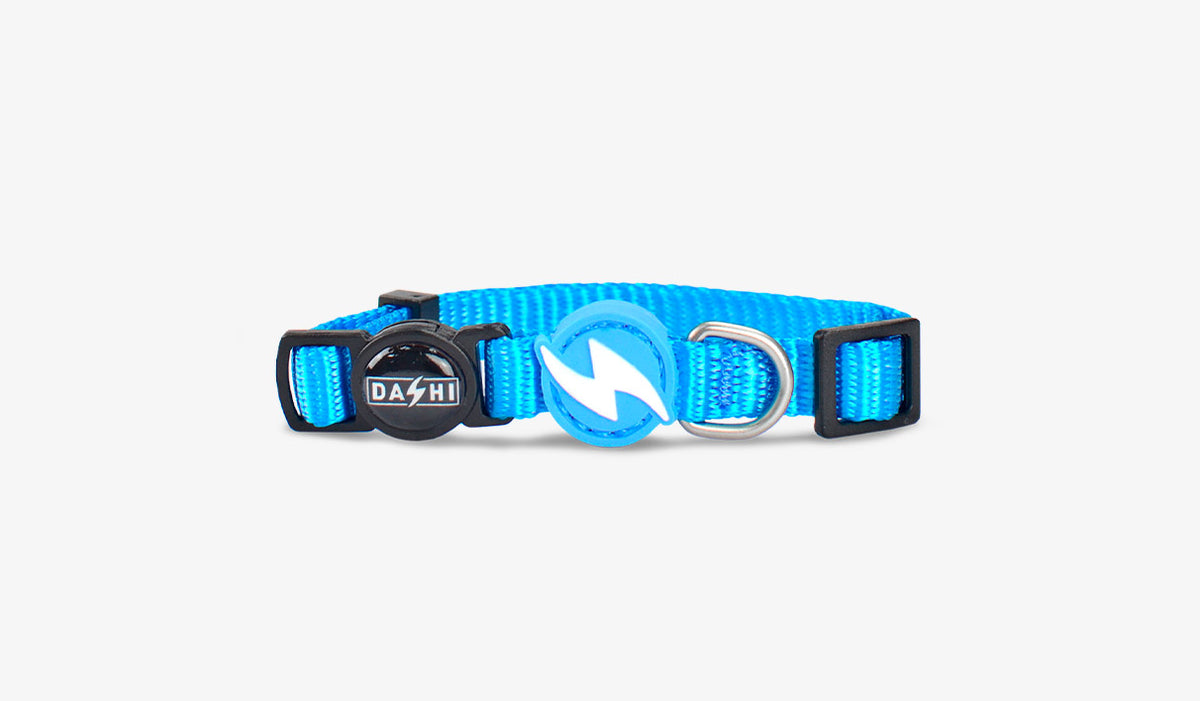 Dashi Solid Sky Blue Cat Collar — official Dashi product photo