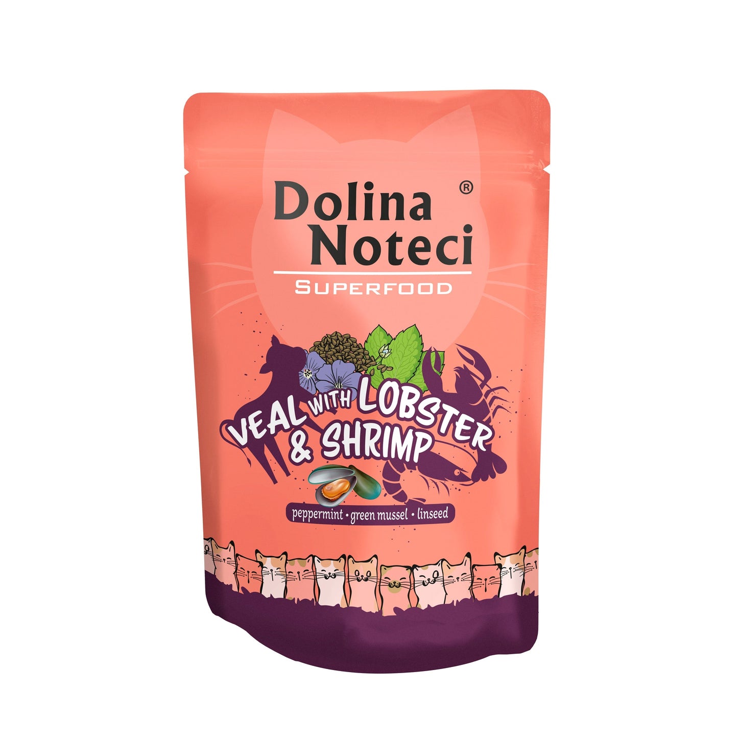 Dolina Noteci Superfood - 85g Veal with Lobster & Shrimp