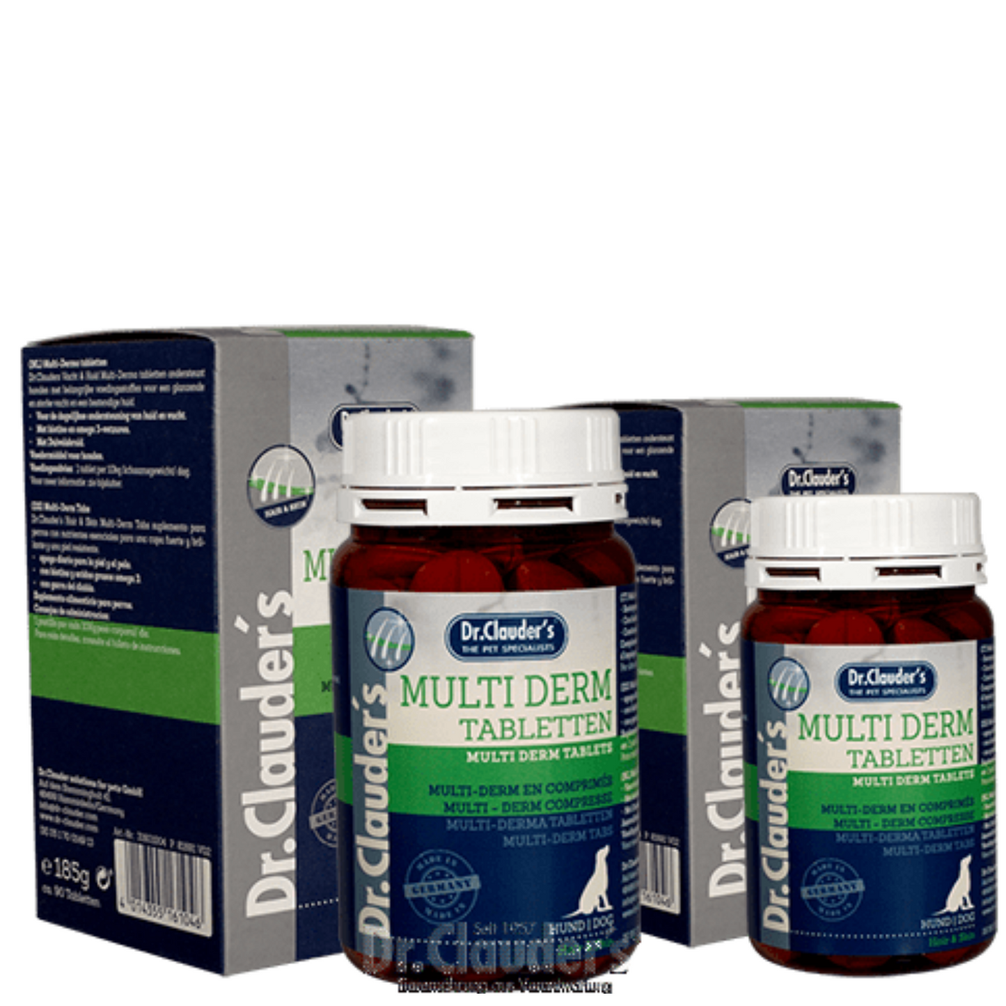 Dr. Clauder’s Hair & Skin – Multi-Derm Tablets. – 2g