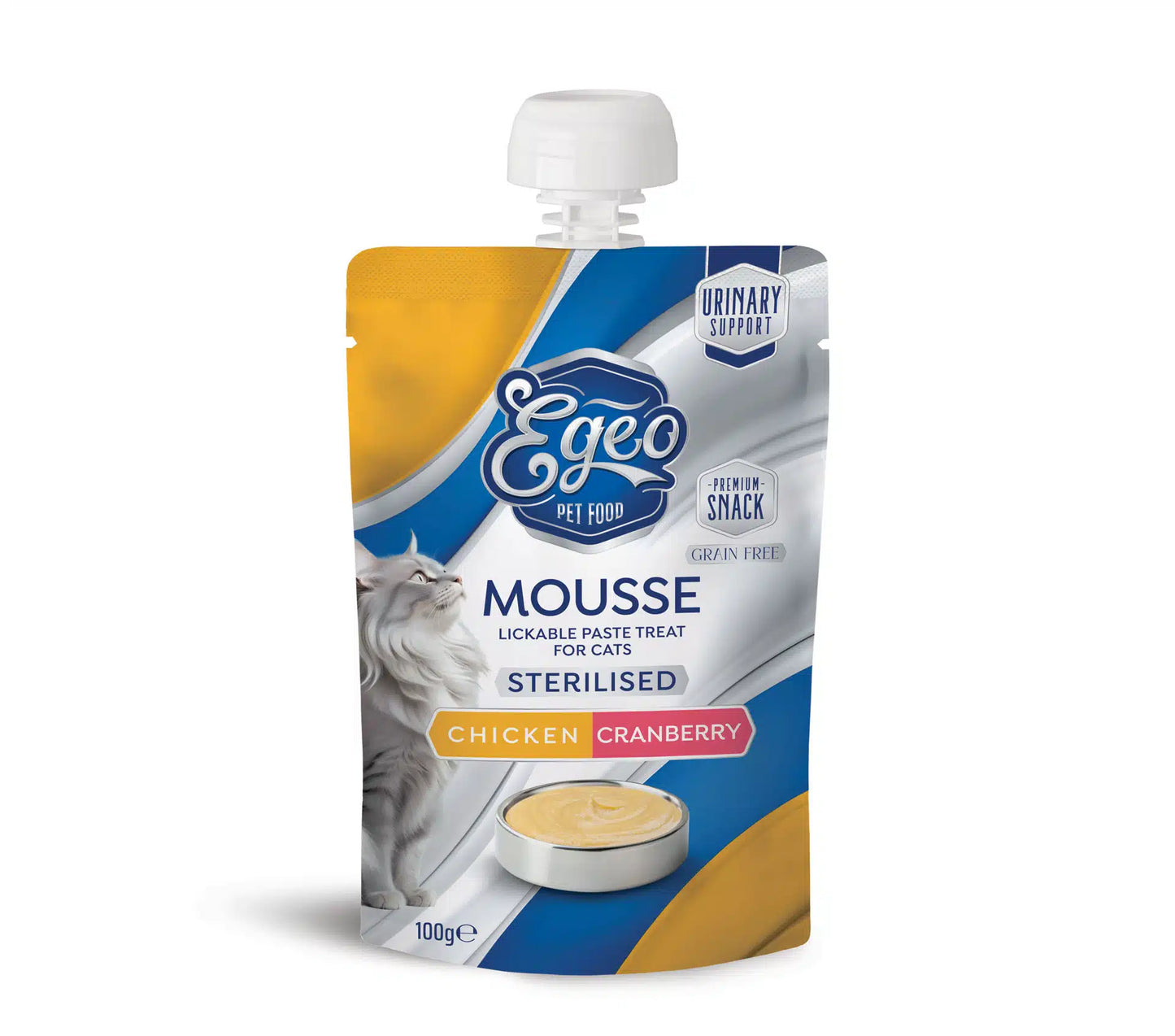 Egeo Chicken & Cranberry Mousse 100g
