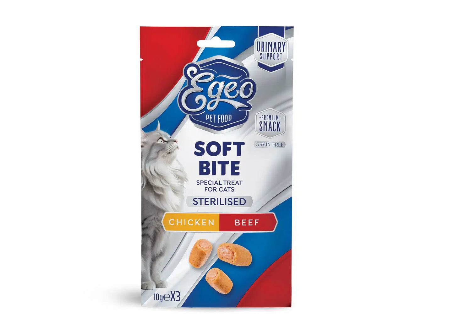Egeo Chicken & Beef Soft Bites 10g