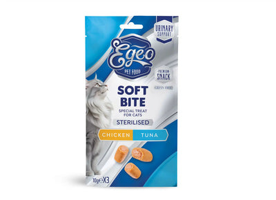 Egeo Chicken & Tuna Soft Bites 10g