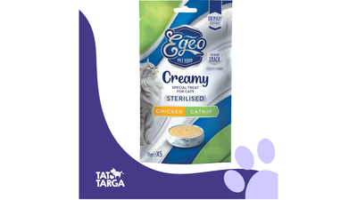 EGEO Grain-Free Sterilised Creamy Treat With Chicken & Catnip 15g