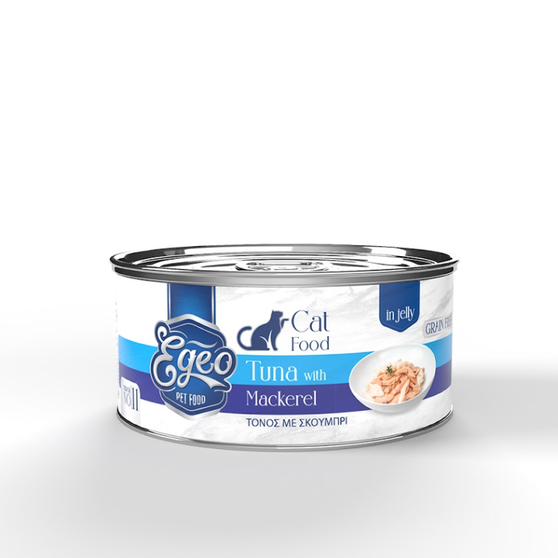 No.11 Egeo Cat Adult Tuna with Mackerel in Jelly