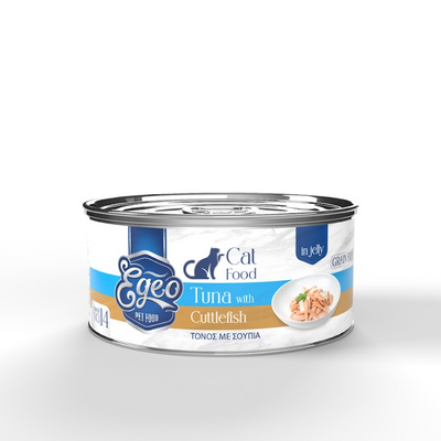 No.14 Egeo Cat Adult Tuna with Cuttlefish in Jelly