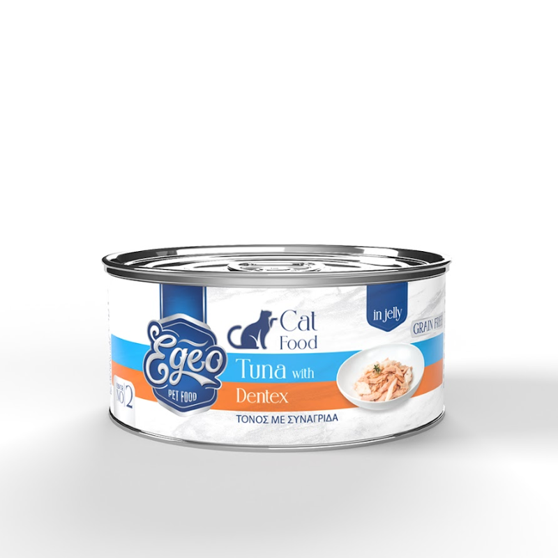 No.2 Egeo Cat Adult Tuna with Dentex in Jelly